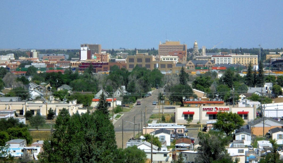 Cheyenne skyline and cityscape