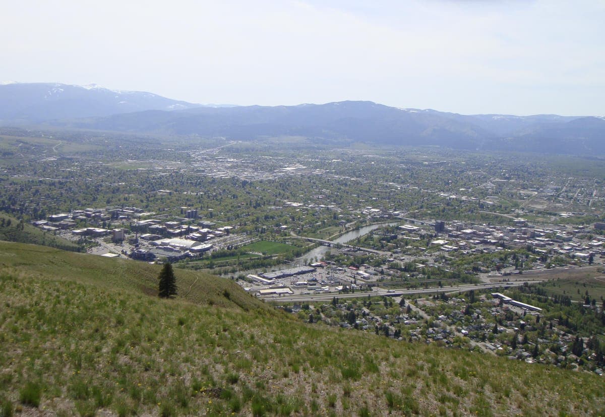Missoula skyline and cityscape